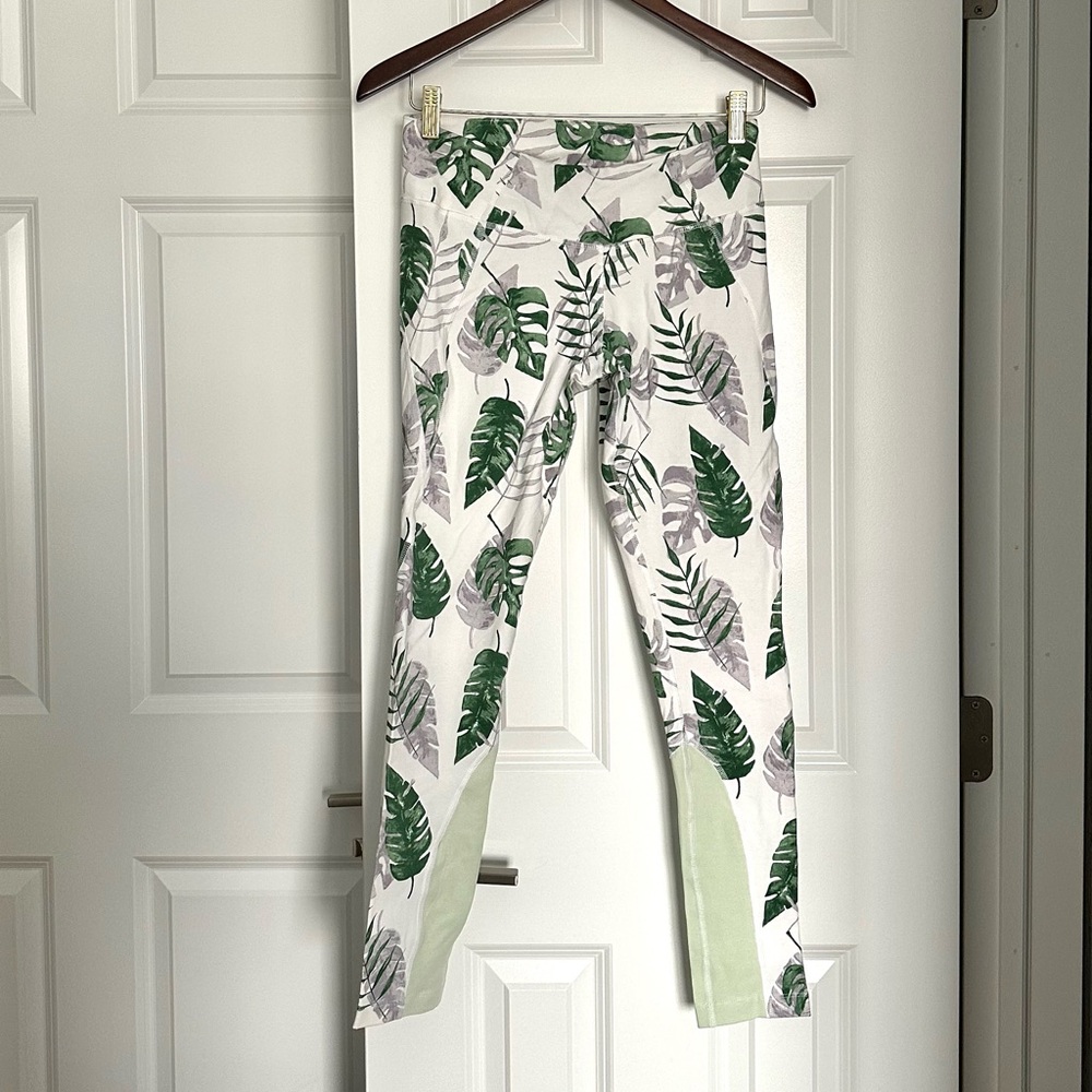 Leaf Print Women's Pants